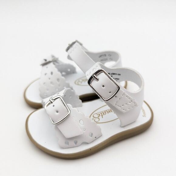 Footmates Eco-Ariel Velcro Sandal Adjustable Strap Kids' White Size US1 - Picture 1 of 11